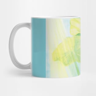 Green Frog under Lily Pad Mug